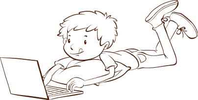 Child learning illustration